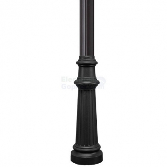 Cast decorative poles